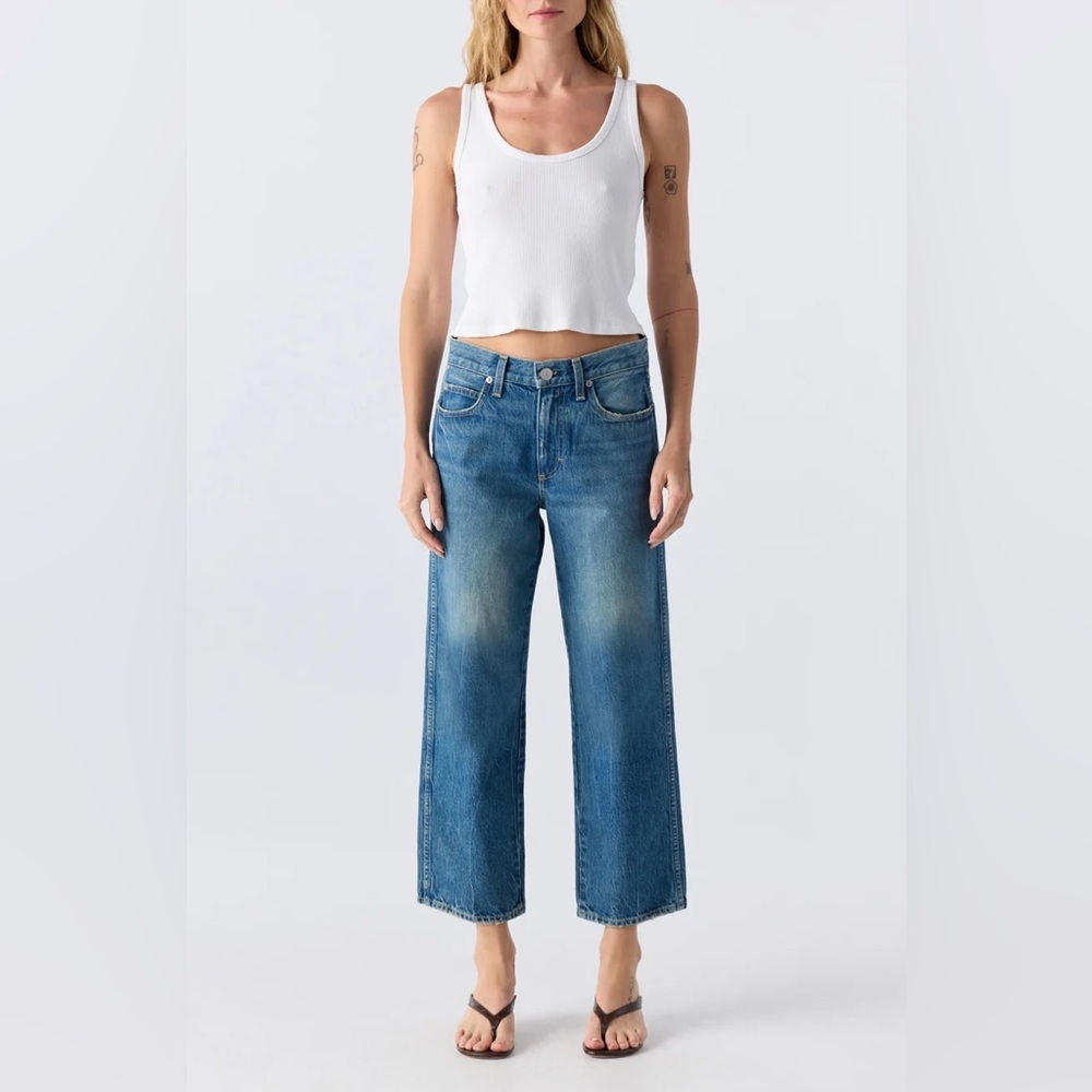 AMO Mid Rise Billie Jean in Chaperone Wash, size 28